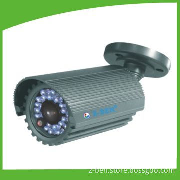 Weatherproof IR Camera with 420 to 700TVL Horizontal Resolution and 20m IR Distance